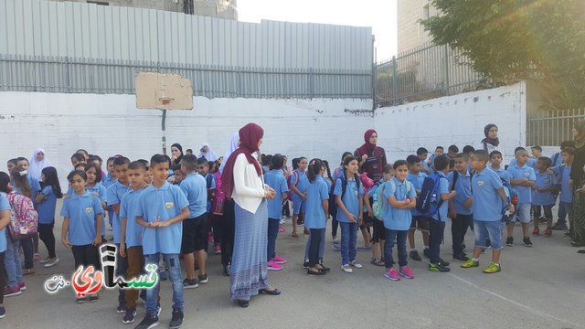  كفرقاسم- فيديو: البداية الصحيحة هي عنوان النجاح .. مدرسه جنة ابن رشد تستقبل طلابها بمراحل مدروسة وتودع حجاجها